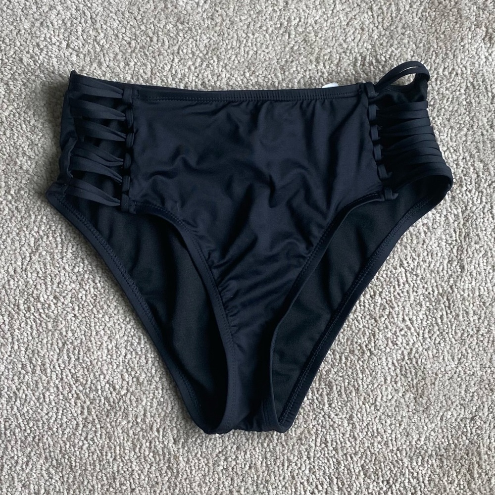 Shade & Shore Black Bikini Bottoms